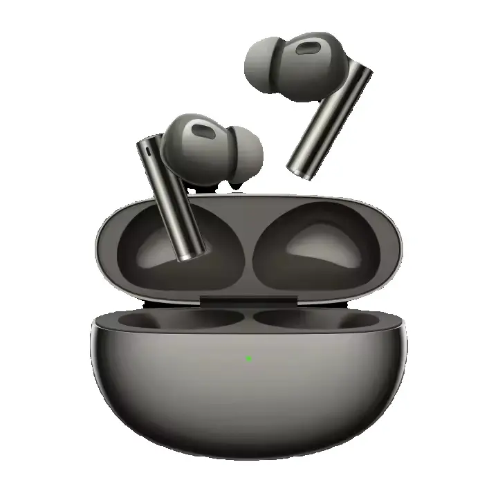 Auriculares - Realme Buds Air 6 Pro, reducción de ruido de 50 dB, cancelación de ruido adaptable a oídos y medio ambiente, sonido de alta resolución, LDAC, audio 3D, batería de 40H - 1