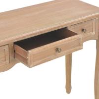 Mesa de entrada recibidor consola 3 cajones madera MDF mesa auxiliar pasillo vestíbulo comedor teléfono llaves mueble aparador tocador - details 34