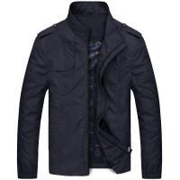 Chaquetas informales con cuello alto para hombre, abrigos de otoño - details 4