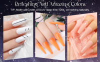 ROSALIND-Kit de esmalte de Gel para uñas, semipermanente UV Led, serie rosa, 7ml - details 34