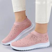Zapatos deportivos de mujer con malla transpirable, zapatos planos cómodos, suelas blandas, informales, antideslizantes, talla grande 43 - details 7