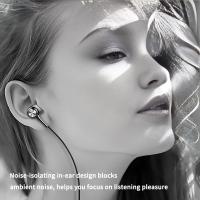 Auriculares con cable de 3,5mm, intrauditivos con cable y micrófono, auriculares estéreo HiFi de graves, deportes, música, juegos para teléfonos y PC - details 4