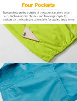 Chaqueta de senderismo con protección UV para hombre y mujer, cortavientos impermeable de secado rápido, Unisex, L02 - details 10
