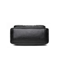 Bandolera simple de cuero de PU para mujer, bolso de mano de gran capacidad, hombro con múltiples bolsillos, bolso informal - details 11