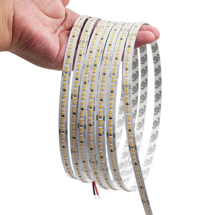 Tira de luces LED superbrillantes, cinta Flexible de píxeles, lámpara de retroiluminación de TV, 24V, 5M, 10M, SMD 2025, 280LED/M, 8MM de ancho - 1