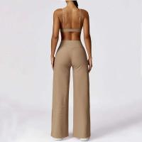 Entrenamiento de gimnasia de yoga hueco para mujer, yoga triple reforzado para mujer, conjunto PIESS, ropa deportiva, sujetador deportivo, ropa ajustada, 1/2 - details 4