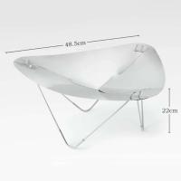 Camping Firepit Rack Portable Stainless Steel Bonfires Fireplaces Fire Pit