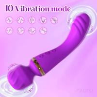 AV point G varita estimulador del clítoris Vibrador Potente 10 modos Maseador Adulto juguete sexual Mujer - details 0