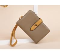 Nueva cartera corta para mujer, cartera sencilla de gran capacidad a la moda para estudiantes, Cartera de cuero, cartera de mano multifuncional para mujer - details 20
