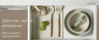 CAROTE Juego de Ollas y Sartenes, Juego de Utensilios de Cocina Antiadherentes con Mango Desmontable, 15pzas Juego de Utensilios de Cocina de Inducción Antiadherentes con Mango Desmontable, Juego de Utensilios de Cocina para RV, Apto para Horno - details 13