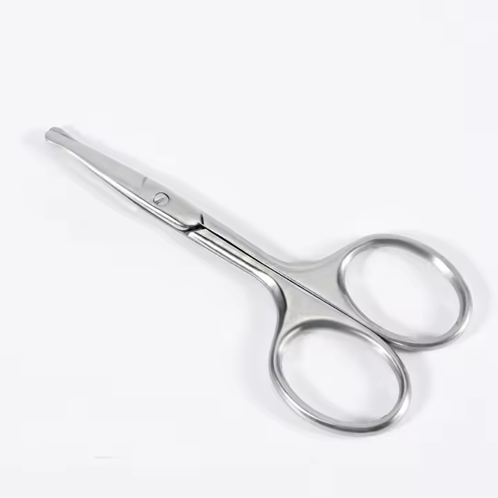 Tijeras profesionales de acero inoxidable para cejas, recortador de precisión, herramienta para quitar el vello de las pestañas y la nariz - 1
