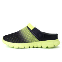 Verano pareja de hombres y mujeres cambia gradualmente sandalias de gran tamaño zapatillas de malla casual agujero zapatos de playa media zapatillas - details 18
