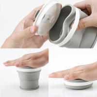Taza plegable retráctil de silicona portátil - details 10