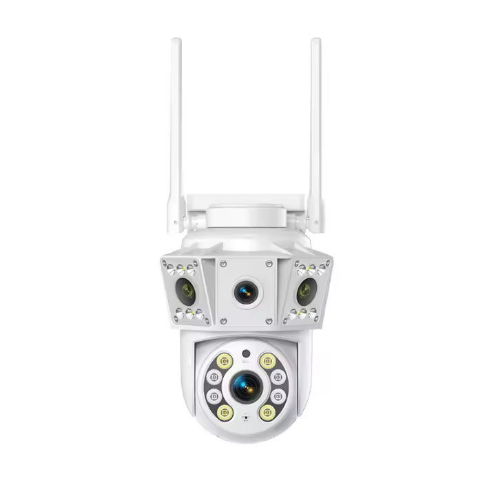 Cámara de Seguridad WiFi de Pantalla Doble Visión Nocturna Completa Detección Humana - 1