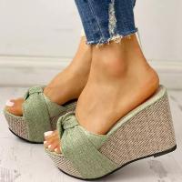 zapatos de cuña de mujer zapatos de zapatilla de moda de verano - details 1