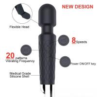 AV masaje palo vibradores juguete sexual para mujeres hombres 28 modos de vibración impermeable diversión masajero femenino productos adultos - details 2