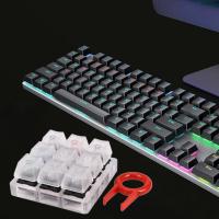 Probador de teclado acrílico, muestreador de tapa de tecla de plástico transparente 9 para interruptores Cherry MX - details 2