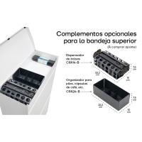Complementos opcionales para  bandeja superior de los cubos de basura y reciclaje Arregui Top
