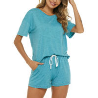 Conjunto de Shorts Cómodos y Casuales de Moda para Mujeres Europeas y Americanas - details 2