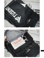 Mochila de viaje multifuncional, ligera, de gran capacidad, Unisex, con estampado de letras, impermeable, bolso escolar para deportes al aire libre - details 10