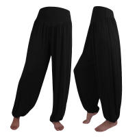 1 Uds. Pantalones de baile deportivos de Yoga suaves de algodón informales sueltos elásticos para mujer a la moda - details 20