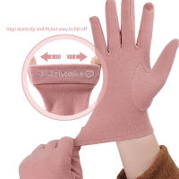 Guantes cálidos de invierno para mujer con dedos sensibles, uso con pantalla táctil, adecuados para trabajar y conducir - details 6