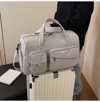 Bolsa de lona deportiva para Yoga, bolsa de gimnasio en seco y húmedo con mochila escolar, bolso de viaje, senderismo al aire libre, Camping, equipaje, mochila escolar - details 5