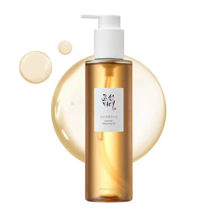 Aceite limpiador de ginseng resistente al agua para pieles sensibles y acné - 1