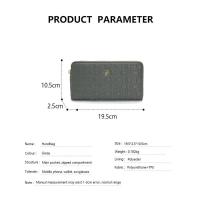 CH Tarjetero para mujer Pequeño Exquisito Simple Color sólido Impresión de letras Marca ligera Elegante Cartera clásica de moda Mochila de lujo de alta gama - details 1