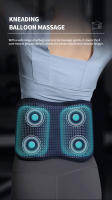 Cinturón de masaje vibratorio eléctrico, cinturón de masaje con calefacción Lumbar inflable, entrenador de cintura gris, moldeador, cuidado Personal de la salud - details 7