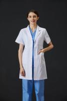 Bata de laboratorio personalizada para hombre, bata de laboratorio de manga corta con 3 bolsillos para mujer, bata médica, uniforme de clínica hospitalaria para enfermera - details 7