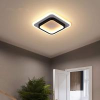 LED Plafón de Techo Cuadrada 40W GOECO, Blanco y Negro, Luz Cálida 3000K - Ideal para Espacios Modernos, 40x40x5 CM - details 4
