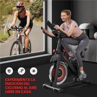Bicicleta Estática Bicicleta de Ciclismo Interior con Pantalla LCD en Casa Estática de Profesional Volante Inercia 6 kg - details 8
