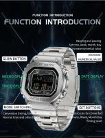Reloj Digital de Moda para Hombres SANDA 2162 Funcionalidad Multifuncional Resistente al Agua - details 7