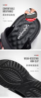 Sandalias de Tacón de Látex Suave Uso Dual para Hombre en Verano Zapatillas de Playa de Piel de Vaca de Primera Capa - details 10