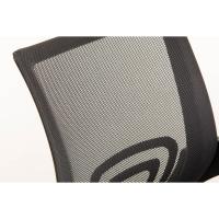 Silla de Oficina sin Reposacabezas, Poliéster y Rejilla, Gris, 53,5x57x98 cm - details 4
