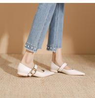 Nuevo Xiaoxiangfeng, hebilla de una palabra, tacón único puntiagudo, zapatos individuales, zapatos Lizhen - details 19