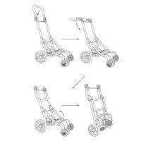 Carro Plegable de 6 Ruedas de Aluminio Ideal para Compras y Viajes - details 9
