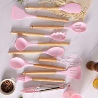 Juego de Utensilios de Cocina de Silicona Resistente y Antideslizante 11 Piezas Completas con Soporte de Acero Inoxidable Incluye Espatula y Cuchara de Almacenamiento - details 24