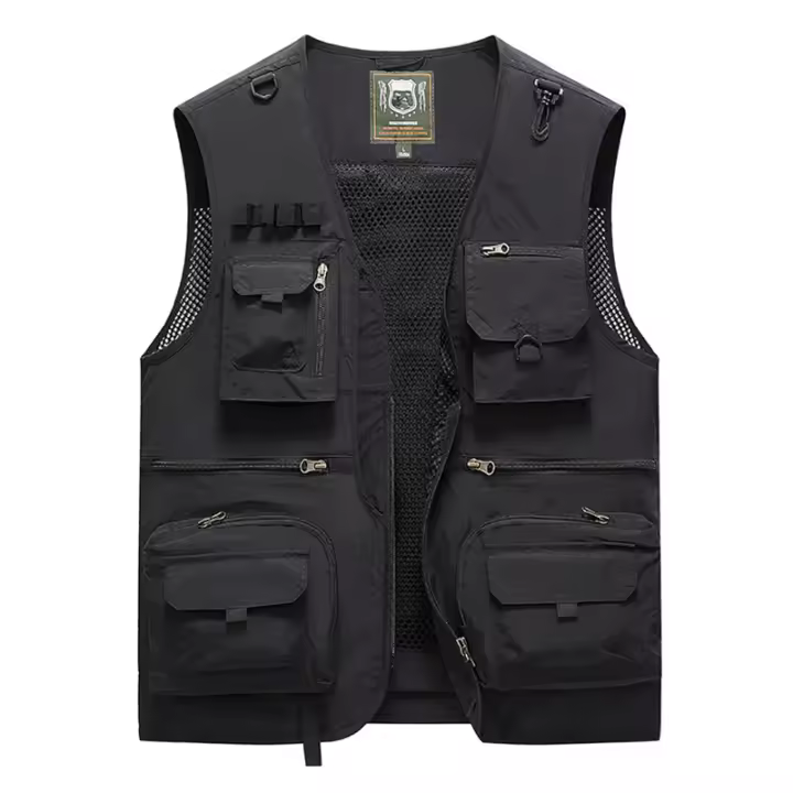Chaleco Ligero de Verano para Hombres Malla de Pesca Transpirable Secado Rápido Ropa de Senderismo - 1