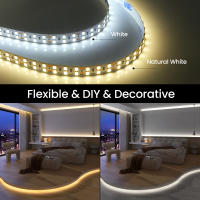 GAHADA Cinta LED Ultra Brillante 24V Cinta de Diodo Flexible con 240LEDs/m Blanco Natural o Cálido Blanco 4000K Iluminación y Decoración - details 4
