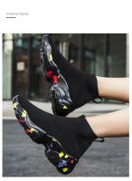 Calcetines de moda para hombre, zapatos, botas informales para mujer, zapatos deportivos de moda para hombre, suela gruesa, modelos de primavera Otoño Invierno para parejas de gran tamaño - details 9