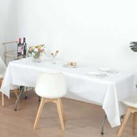 Mantel de PEVA con superposiciones de tela para bodas, Navidad, ducha, cumpleaños, eventos, banquetes, mesa de comedor para el hogar - details 5