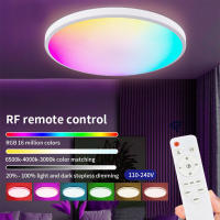 Lámpara Led de techo regulable con mando a distancia, 24W, RGB, cambio de color - details 0