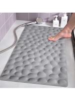 Alfombrilla absorbente para cuarto de ducha engrosada alfombrilla curvada para puerta de baño inodoro alfombrilla para pies de baño alfombrilla antideslizante alfombra de entrada - details 6