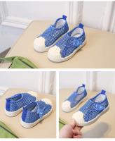 Zapatos informales Unisex para niños, zapatillas de deporte de tela de red transpirable de malla de aire para verano, zapatos planos antipatadas para niños y niñas - details 7