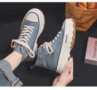 Zapatillas Deportivas de Moda y Versátiles Transpirables, Cómodas y Informales con Punta Redonda Elevada, Suela Gruesa de Lona - details 9