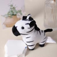 Llavero de caballo de peluche, decoración colgante de animales de dibujos animados, colgante de jirafa, adornos para mochila de felpa, muñeco pequeño de burro - details 4