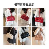 Verano nueva bolsa de mujer arco debajo del brazo bolsa nicho estilo ballet gran capacidad bolso de bolos de hombro - details 33