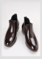 Chelsea botas de hombre de manga británica retro de talla grande botas de cuero británicas - details 4